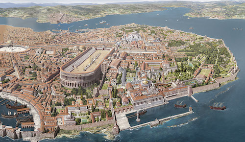 La ville de Constantinople au IVème siiècle