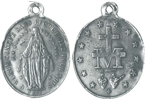 Première médaille miraculeuse de la rue du Bac