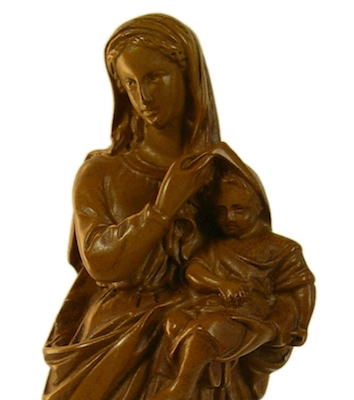 Statuette de la Vierge protectrice