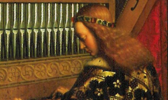 Anges musiciens du retable de l'Agneau mystique