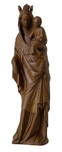 Statue de la Vierge couronnée