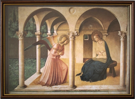 Annonciation : visite de saint Gabriel à Marie