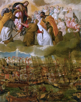 La bataille de Lépante par Veronese