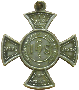 Croix Sauvegarde de l'Enfant Jésus de Prague (recto)