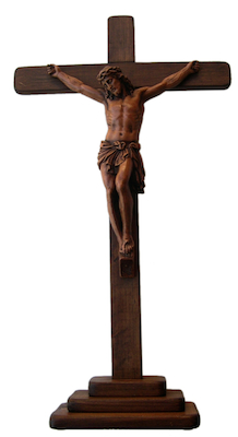 Crucifix sur socle