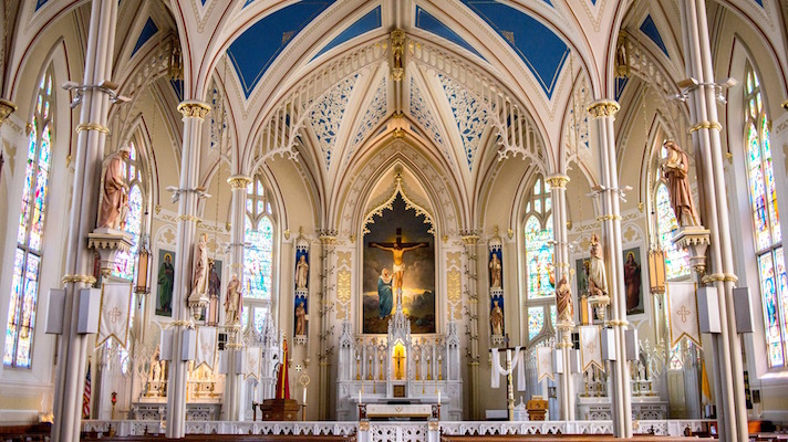 La consécration d'une église est un sacramental