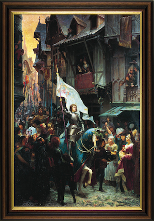 Icône de l'Entrée de sainte Jeanne d'Arc à Orléans