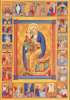 Icône des vingt mystères du rosaire