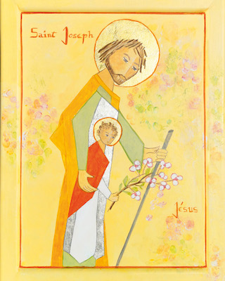 Icône de saint Jean-Baptiste (Joëlle Dalle)