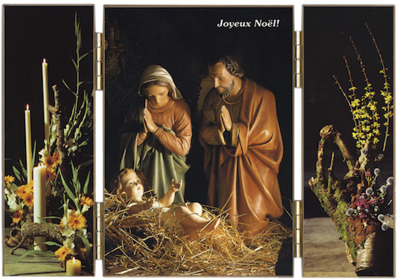 Jésus, Marie et Joseph : Nativité