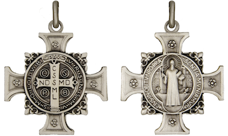 Médaille croix de saint Benoît