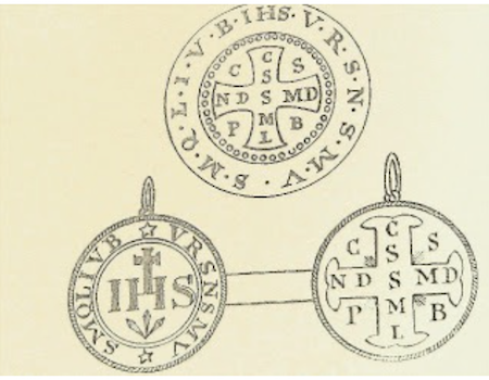 Fusion des médailles de saint Benoît et du saint Nom de Jésus