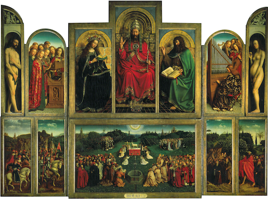 Retable de l'Agneau mystique des frères van Eyck - objets religieux