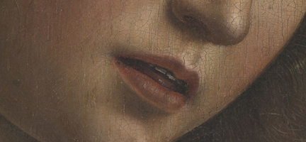 Bouche vierge retable van Eyck