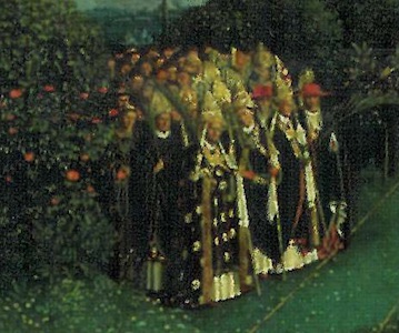 Groupe des confesseurs - retable