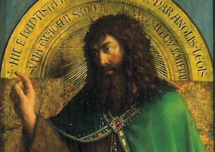 Saint Jean Baptiste - détail -retable van Eyck