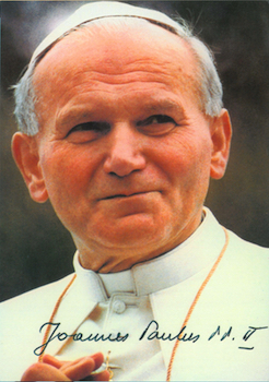 Le pape saint Jean-Paul II