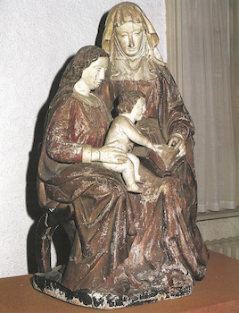 Sainte Anne avec Marie, sa fille, et Jésus