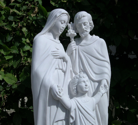Statue de la  sainte Famille