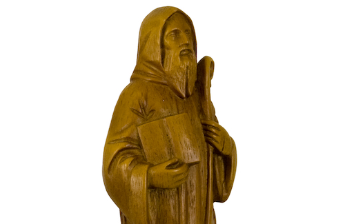 Statuette de saint Benoît