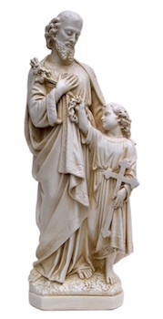 Statue de saint Joseph et l'Enfant Jésus