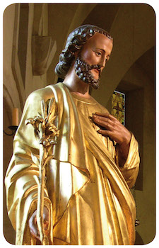 Statue de saint Joseph à l'Abbaye