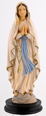 Statuette de Notre Dame de Lourdes