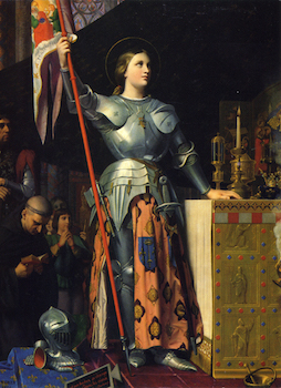 Sainte Jeanne au sacre de Charles VII