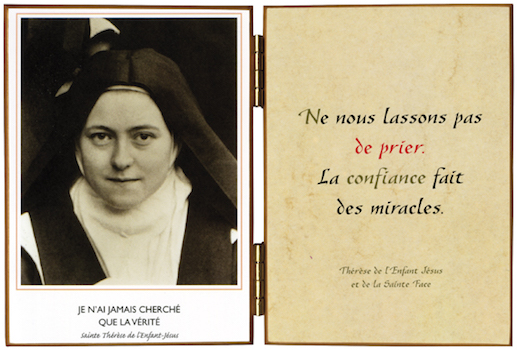 Sainte Thérèse et la confiance