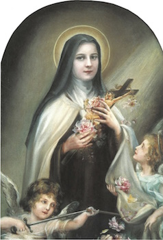 Sainte Thérèse de l'Enfant-Jésus aux Anges