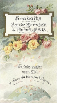 Sainte Thérèse de l'Enfant-Jésus - pluie de roses