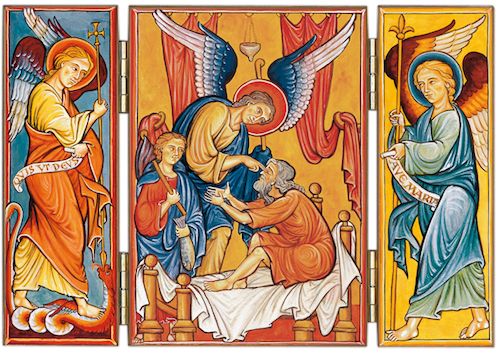 Les  trois Archanges saints Gabriel, Raphaël et Michel