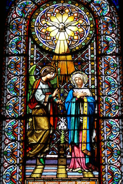 Vitrail de l'Annonciation