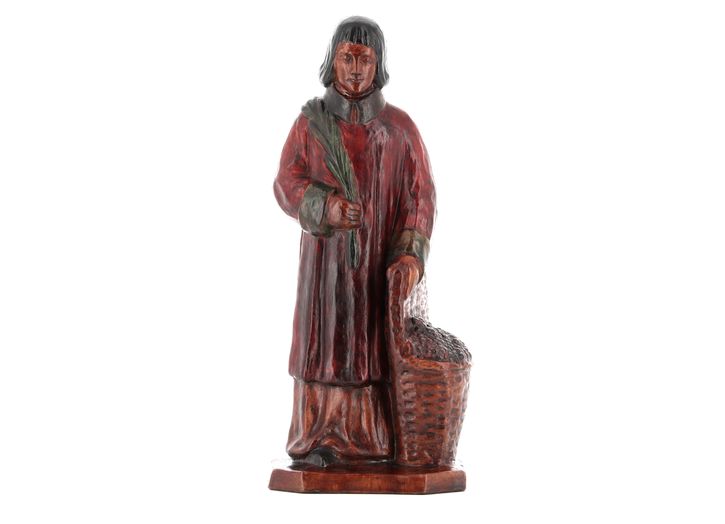 Statue de saint Vincent diacre et martyr