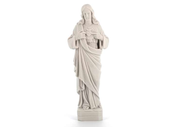 Heilig Hart van Jezus, gereconstitueerd marmer, 27,5 cm