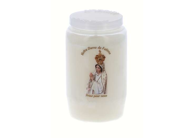 3 Veilleuses votives de Notre-Dame de Fatima