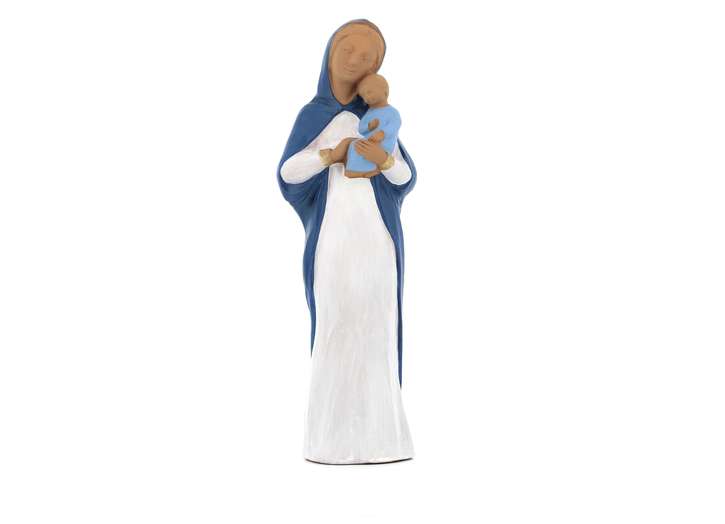Standbeeld van Onze Lieve Vrouw van Tederheid, 25 cm, polychroom