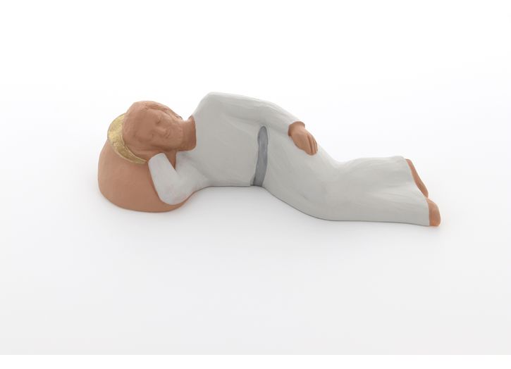 Standbeeld van de droom van Sint-Jozef, 17 cm - polychroom