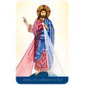 Carte-prière Christ Miséricordieux de Madi (Tutoiement) (Recto)