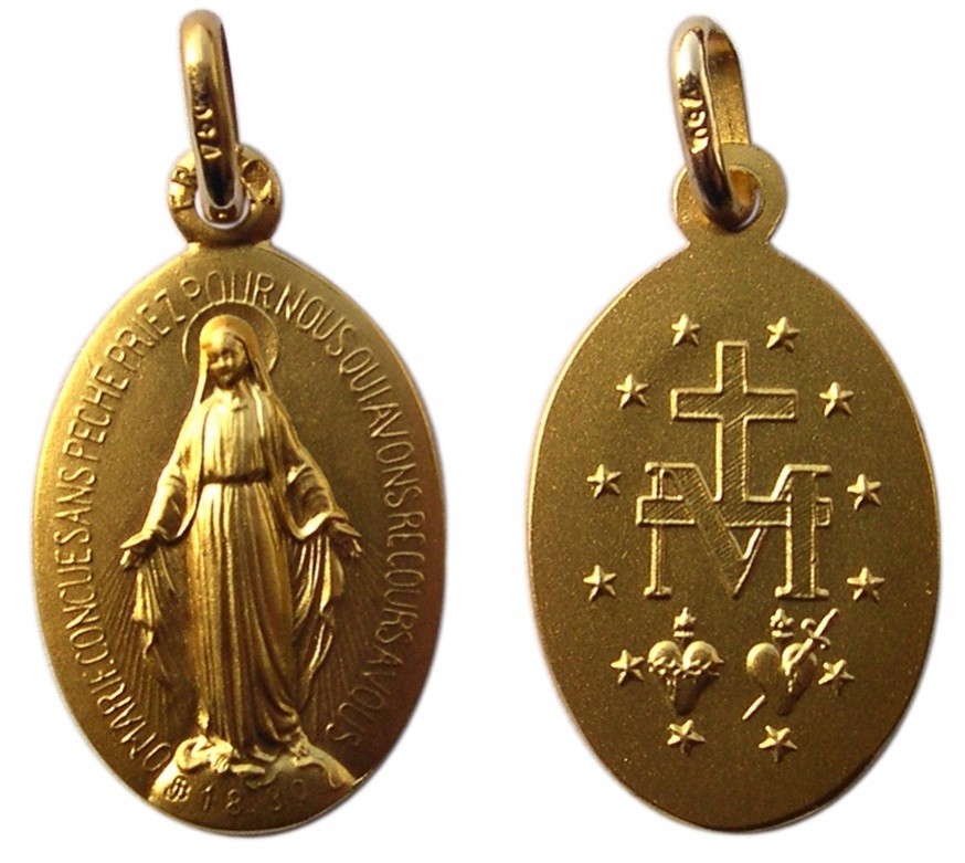 Porter la médaille miraculeuse objets religieux boutique chrétienne