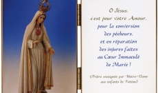 L'esprit de réparation dans le message de Fatima