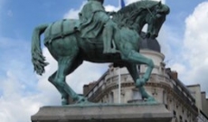Sainte Jeanne d'Arc face à l'Eglise au XIXème s.