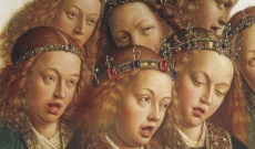 Les anges chanteurs et musiciens du retable des frères Van Eyck