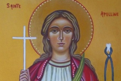 Sainte Apolline et les maux de dents
