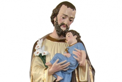 Scapulaire de saint Joseph des Soeurs franciscaines de Lons-le-Saunier